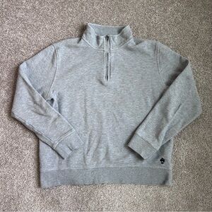 Vintage Brooks Brothers Women’s Gray 1/4 Quarter Zip Pullover Sweater Size S/M